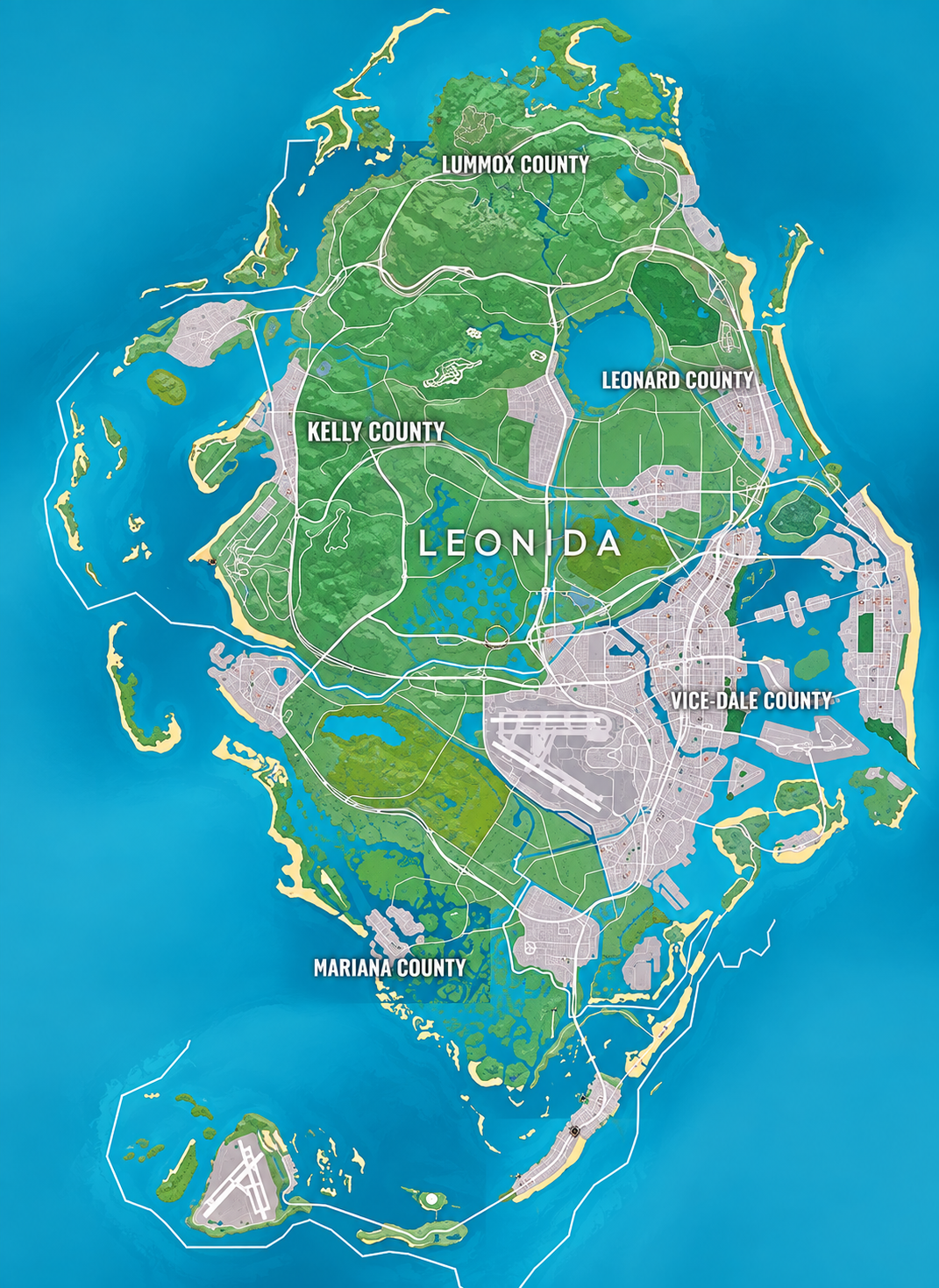 Community reconstruction of Leonida based on leaked 2022 development material